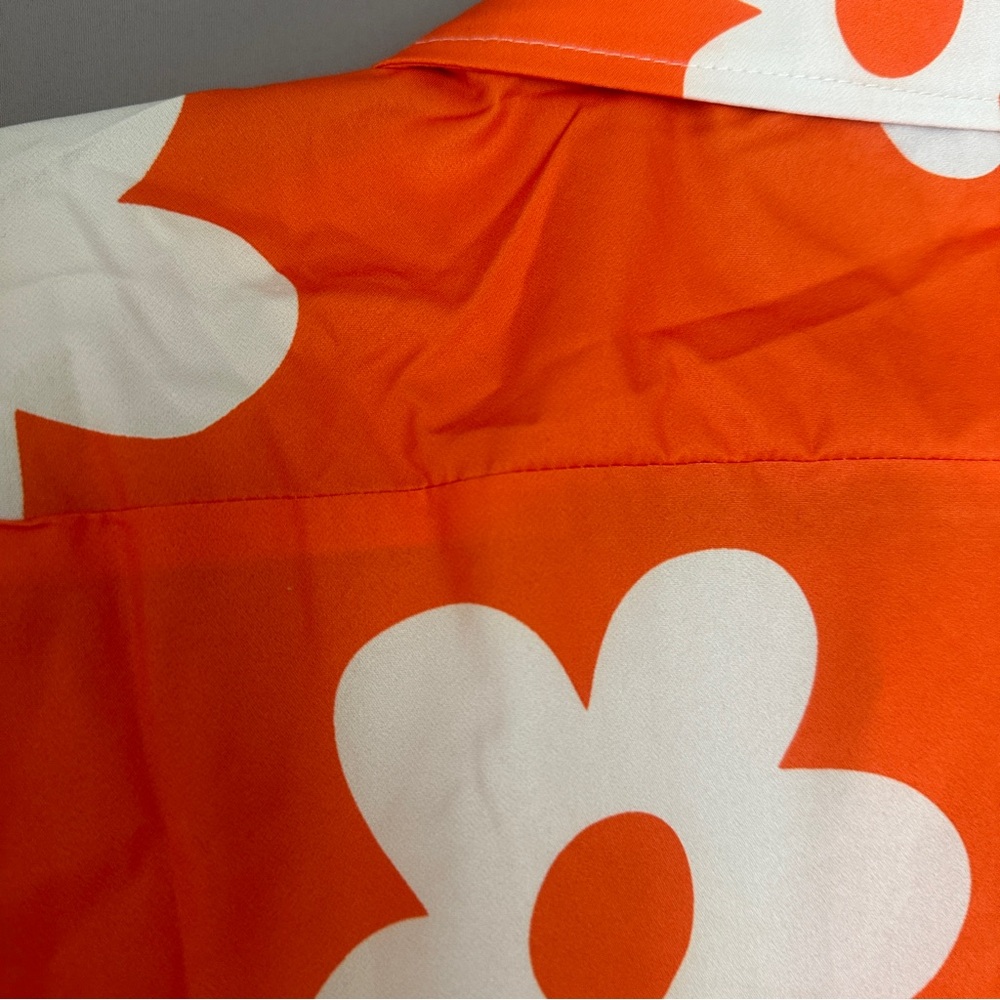 Hardaddy Hawaiian‎ Bowling Shirt Button Up  L Flower Colorful Travel  Beach NWT - Picture 11 of 12